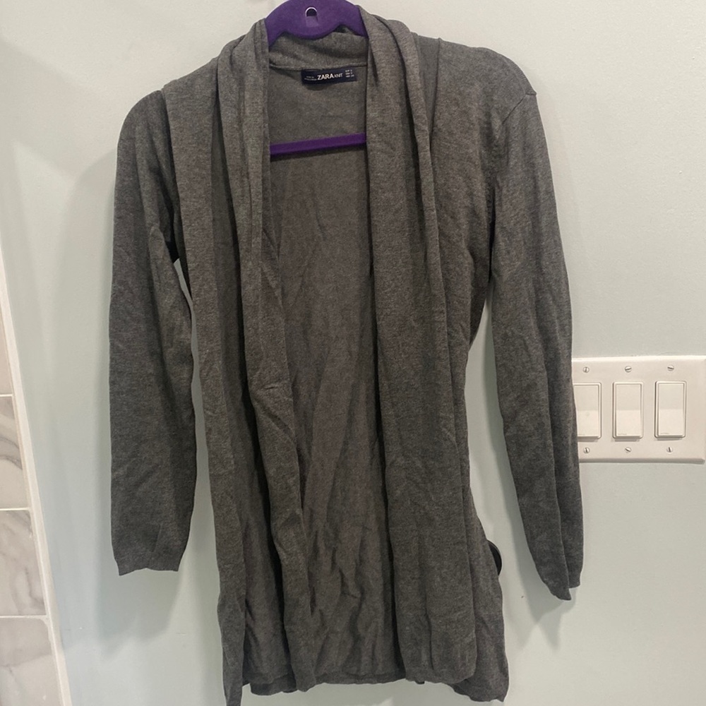 Zara gray small cardigan
